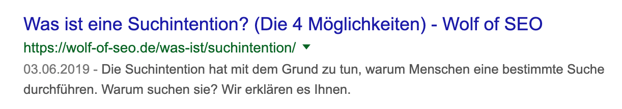 Onpage Optimierung