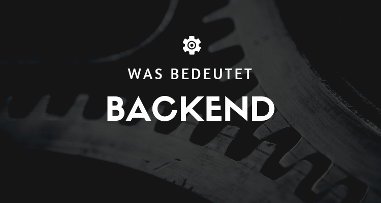 What means backend