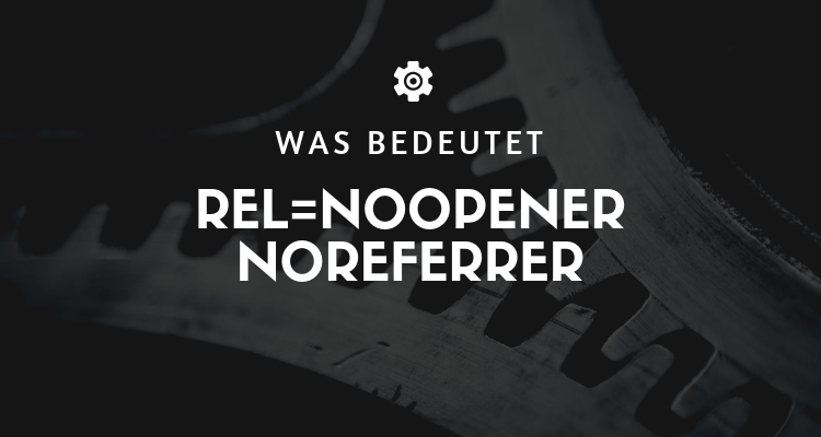 What does rel=noopener noreferrer mean