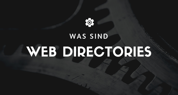 What are Web Directories