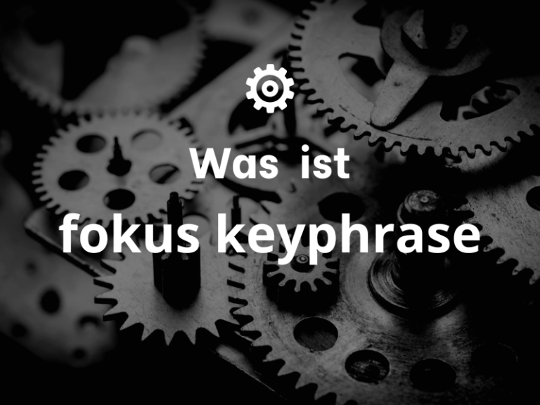 Was ist ein Fokus Keyword? WOLF OF SEO