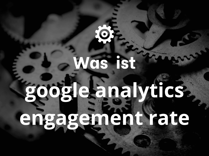 google analytics engagement rate