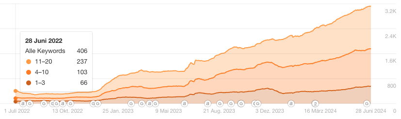 fejn keyword rankings before