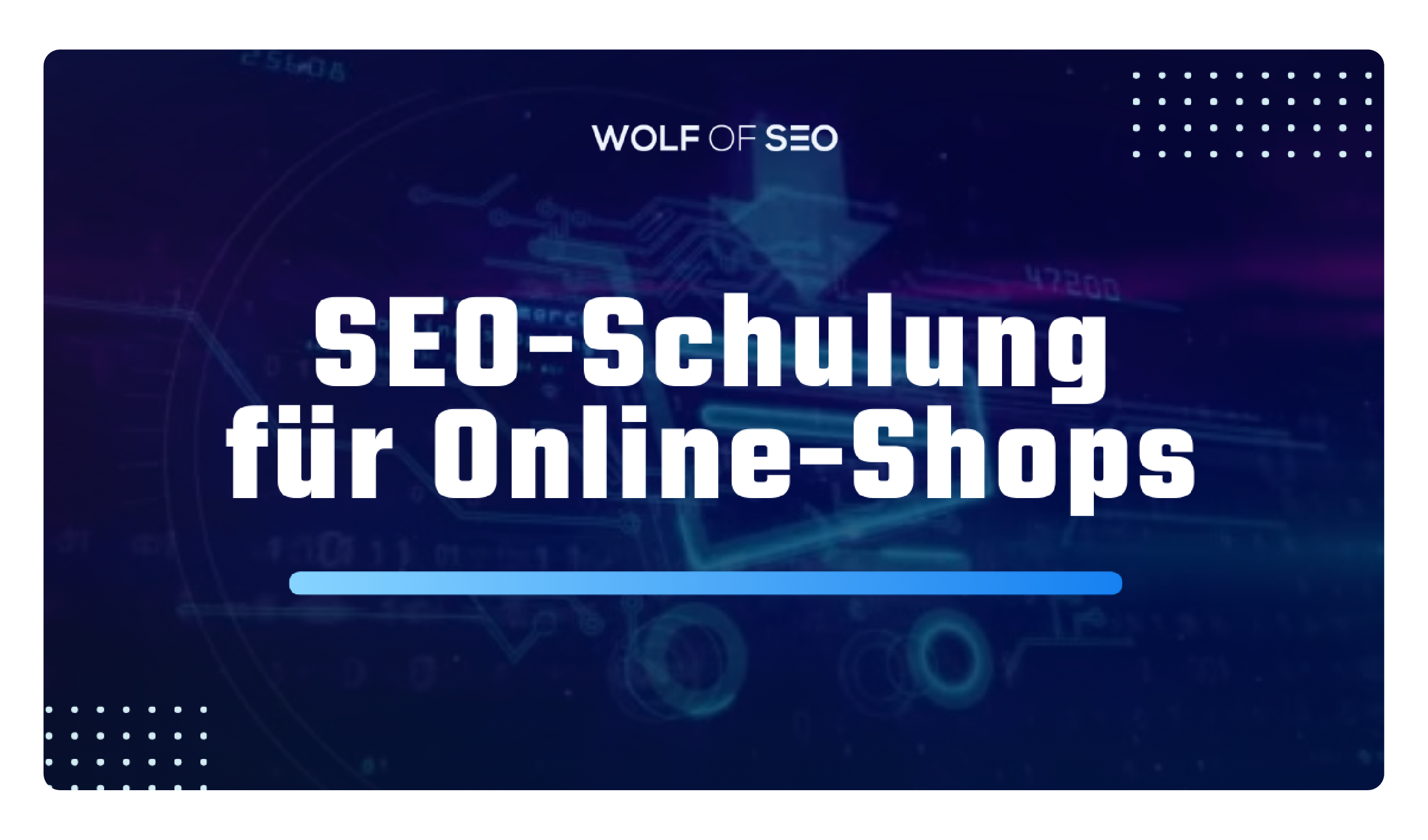 seo schulung für online shops
