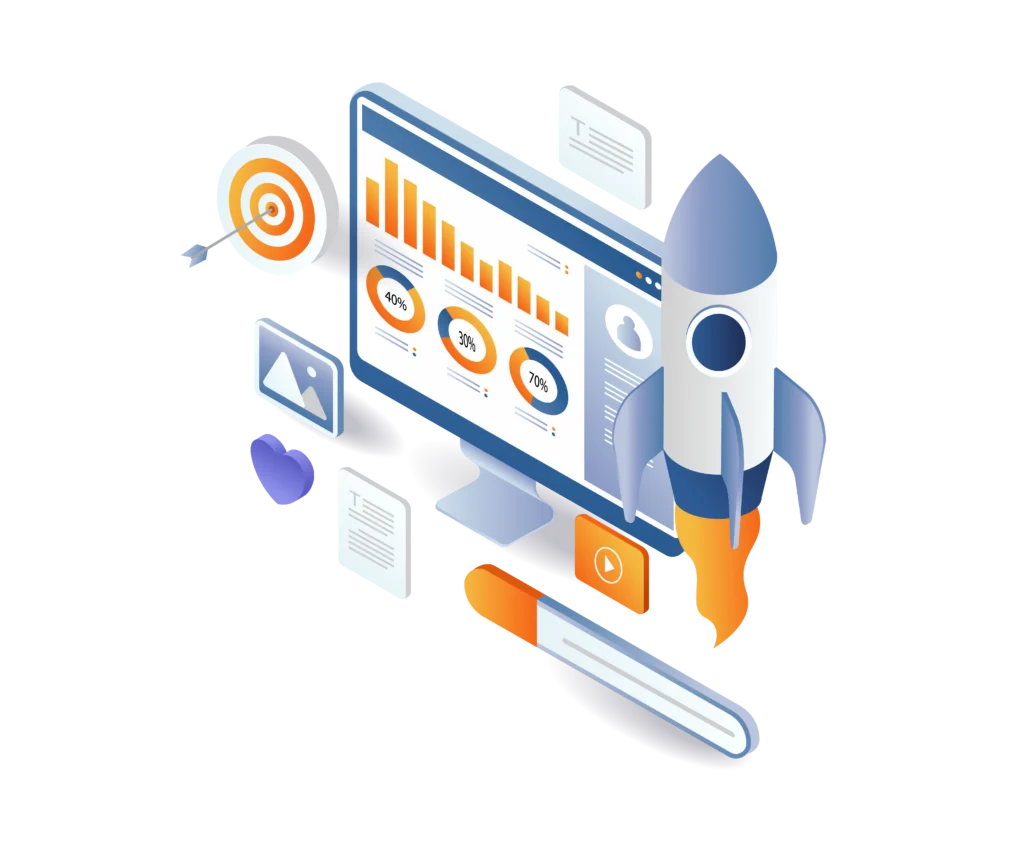 Deine Agentur für professionelle SEO - Header Bild - Illustration